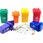 Nuanmu Trash Can Toy Kids Push Toy Vehicles Garbage Can 2 Style Of 6 Colors