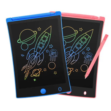 Orsen 2 Pack Lcd Writing Tablet For Kids, Colorful Doodle Board Drawing Pad For Kids, Learning Educational Toy Gift For Age 2 3