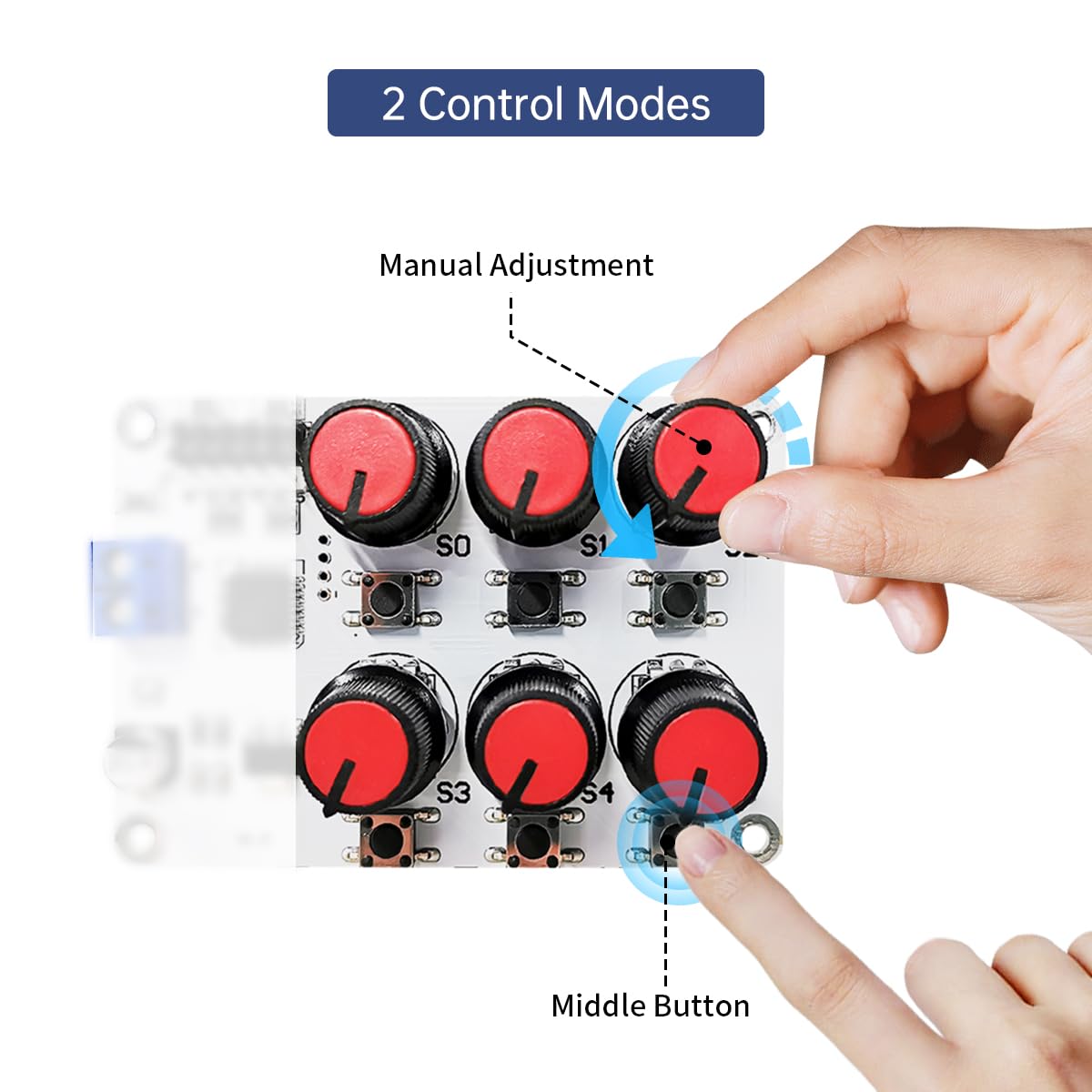 LewanSoul RC Digital Servo Tester - 6 Channel Motor Controller with Over-Current Protection, PVC, 2 Control Modes, SG_B073XZH264_US