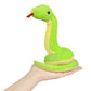 Ice King Bear Cute Green Snake Stuffed Animal Plush Toy (Standing)