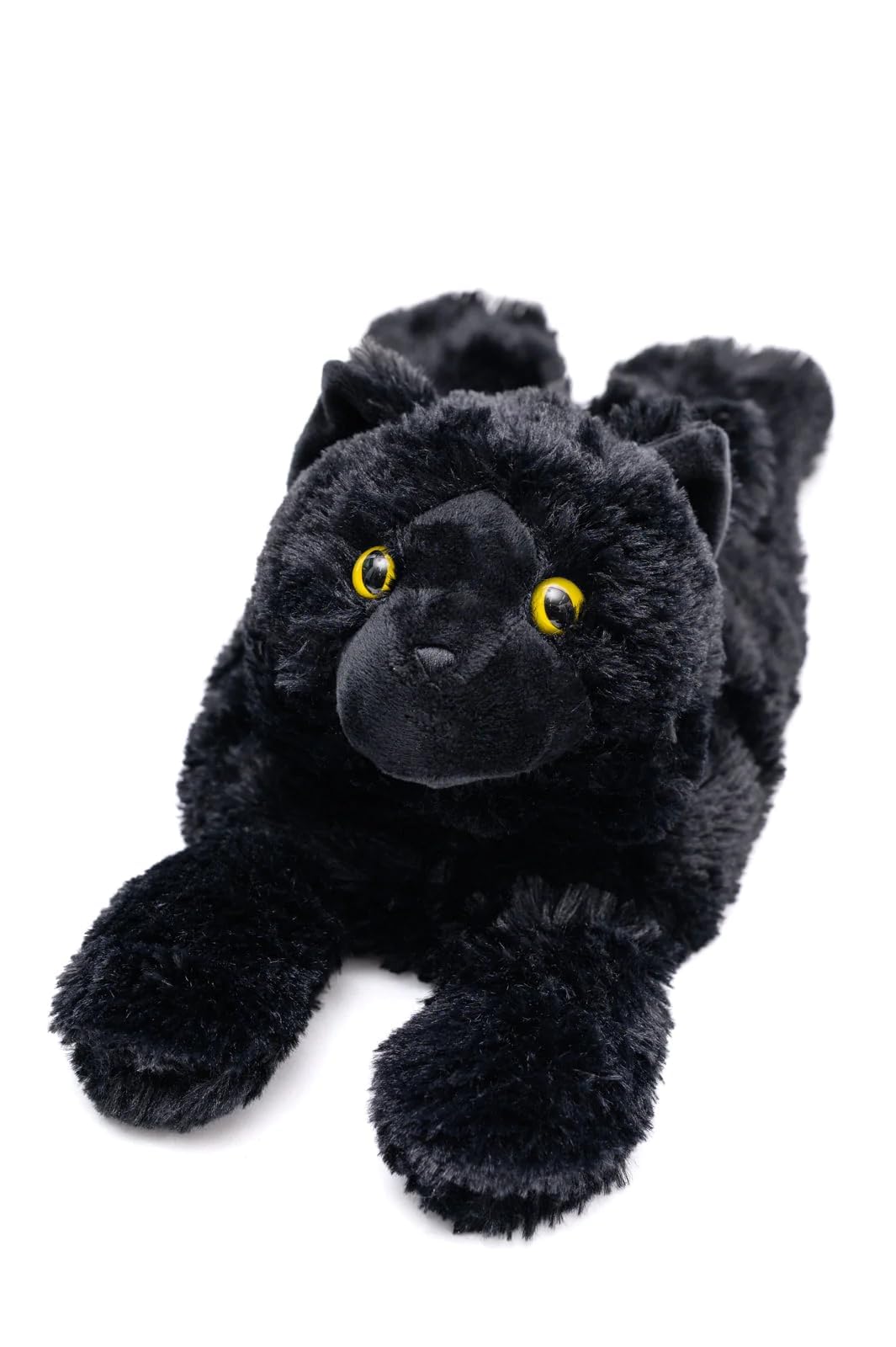 Warmies Microwavable & Weighted Stuffed Animals, Black Cat - Heated Stuffed Animal Plushie For Warmth & Comfort - Cute Soft Plus
