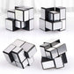Liangcuber Qy Toys Mirror Cube 2X2 Speed Cube 2X2X2 Mirror Blocks Shaped Puzzle Silver Version
