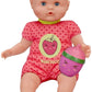 Nenuco - Soft Baby Doll With Rattle Bottle, Colorful Outfits, 35 Cm