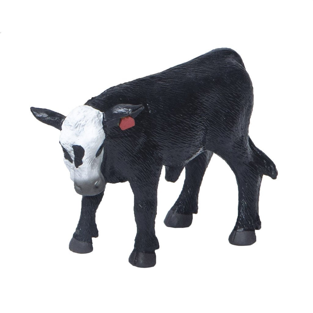 Little Buster Toys Black Baldy Calf - Black And White Faced Calf, 1/16Th Scale