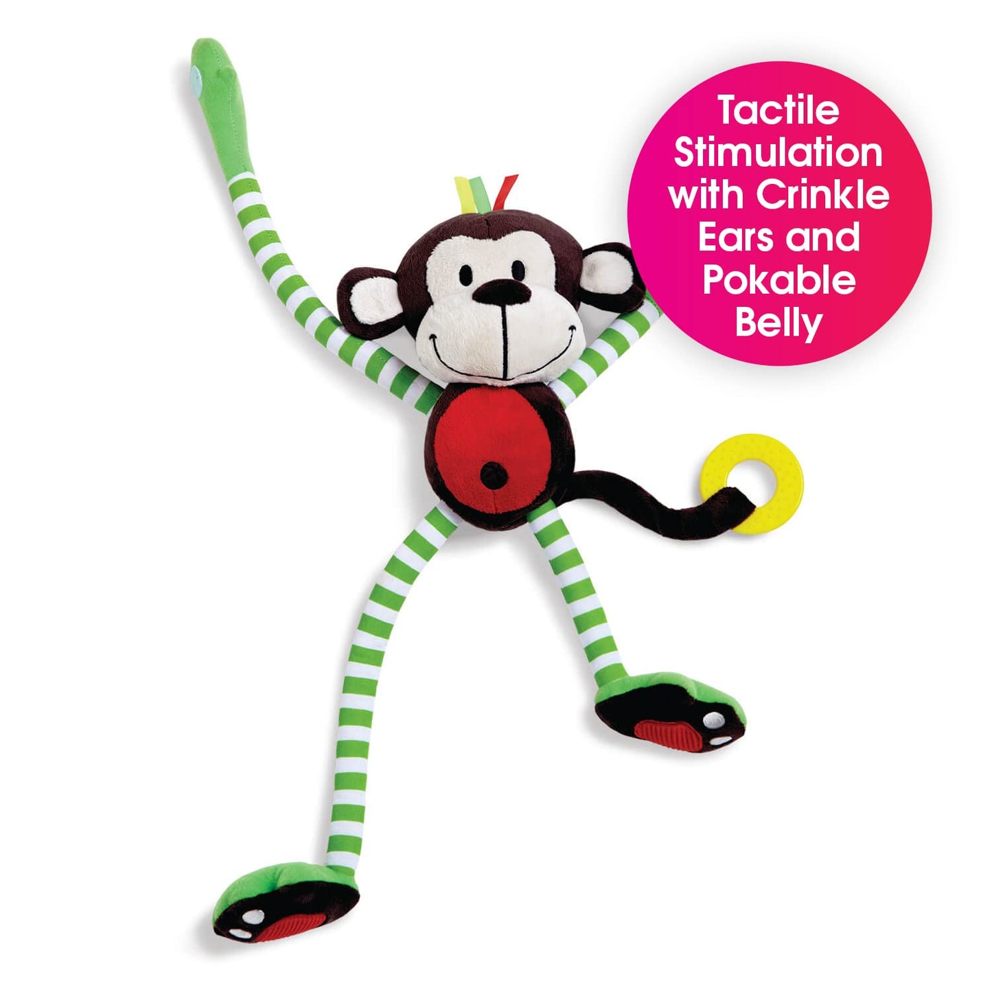 Edushape Happy Monkey Plush