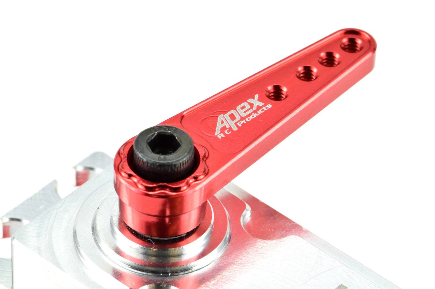 Apex RC Products Red 25T for Futaba/Savox Aluminum Servo Horn - 3 Pack #8028