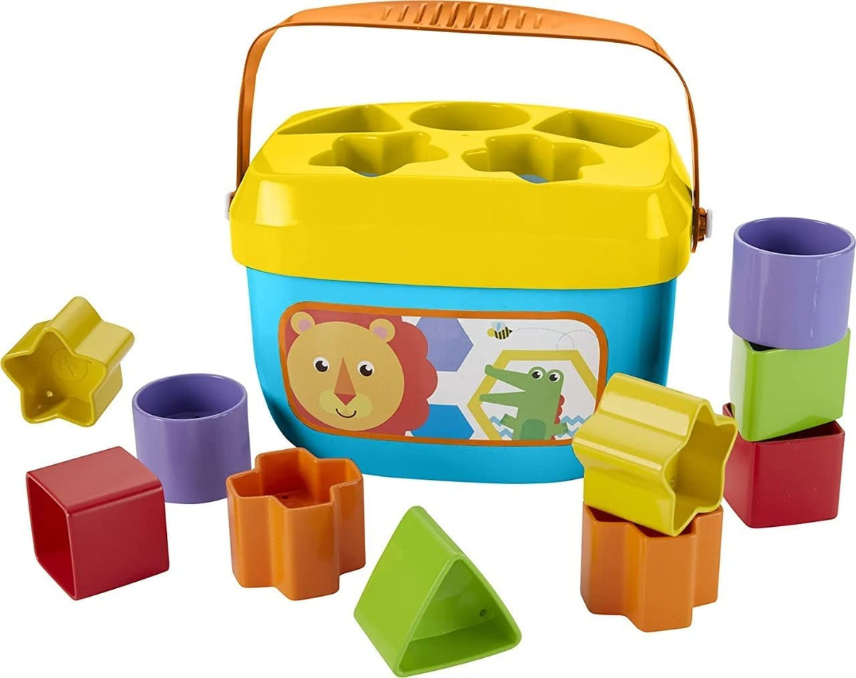URM Enterprises Baby First Blocks Activity Toys Sorter Baby and Toddler Toy Shape Sorting Blocks Learning Educational Activity 