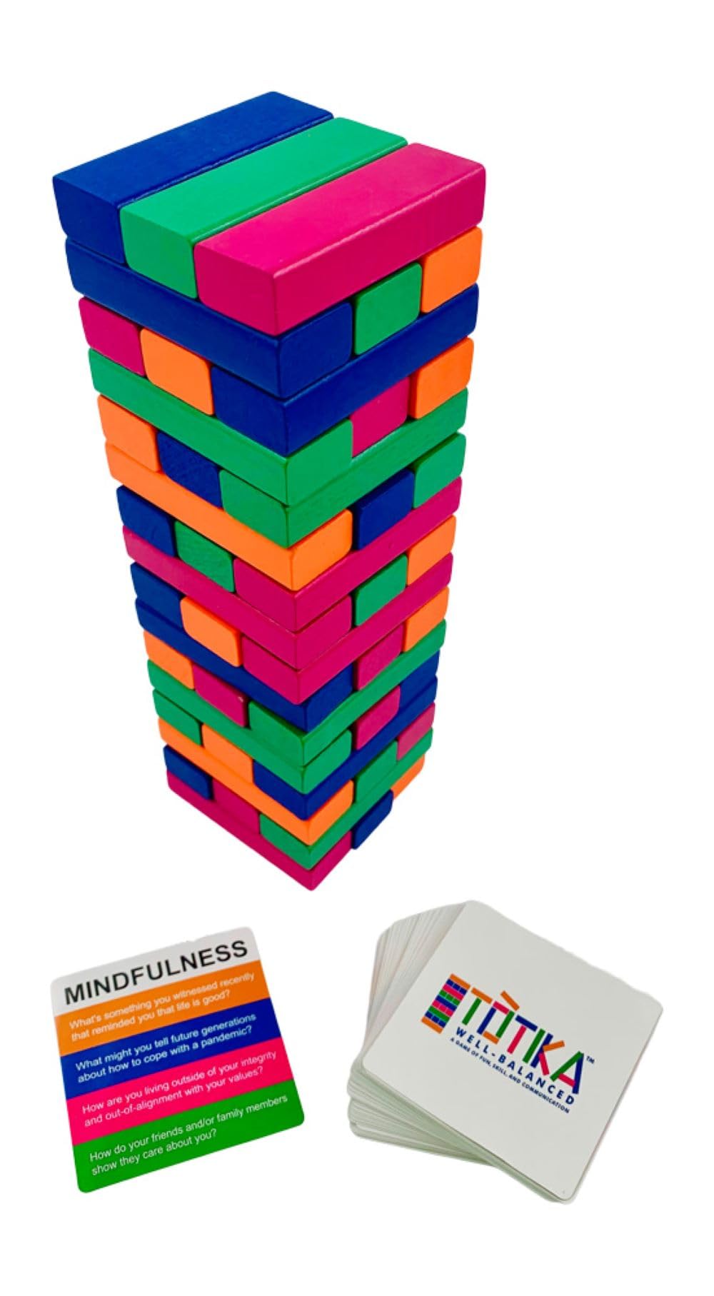 YEHUA! TOTIKA Mindfulness - A Therapeutic Stacking Game Pomoting Self-Care  Empathy and Mindfulness