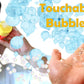 Ja-Ru Mini Handheld Bubble Blower With Non Toxic Bubble Solution | Touchable Bubbles For Kids | Stress Relief Fidget Toy | Bubble Party Favors For Kids (3 Pack) 1508-3A