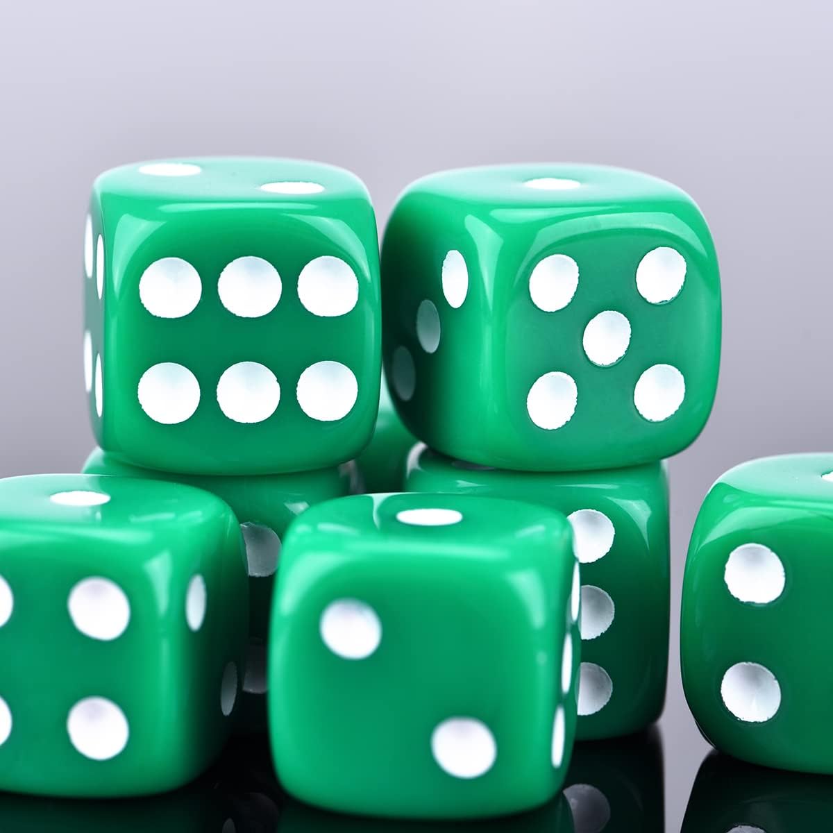 Dice Set 30PCS - 6 Sided 16mm 6 Colours Spot Game Dice Set for Smoother Rolling No Harmful Materials Rounded Edges