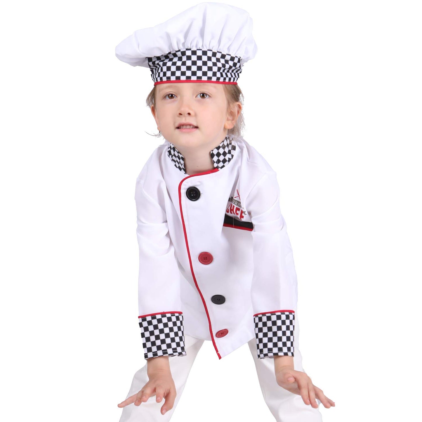 Besutolife Chef Role Play Costume Kids Pretend Play Chef Costume For Boys And Girls 3-8T