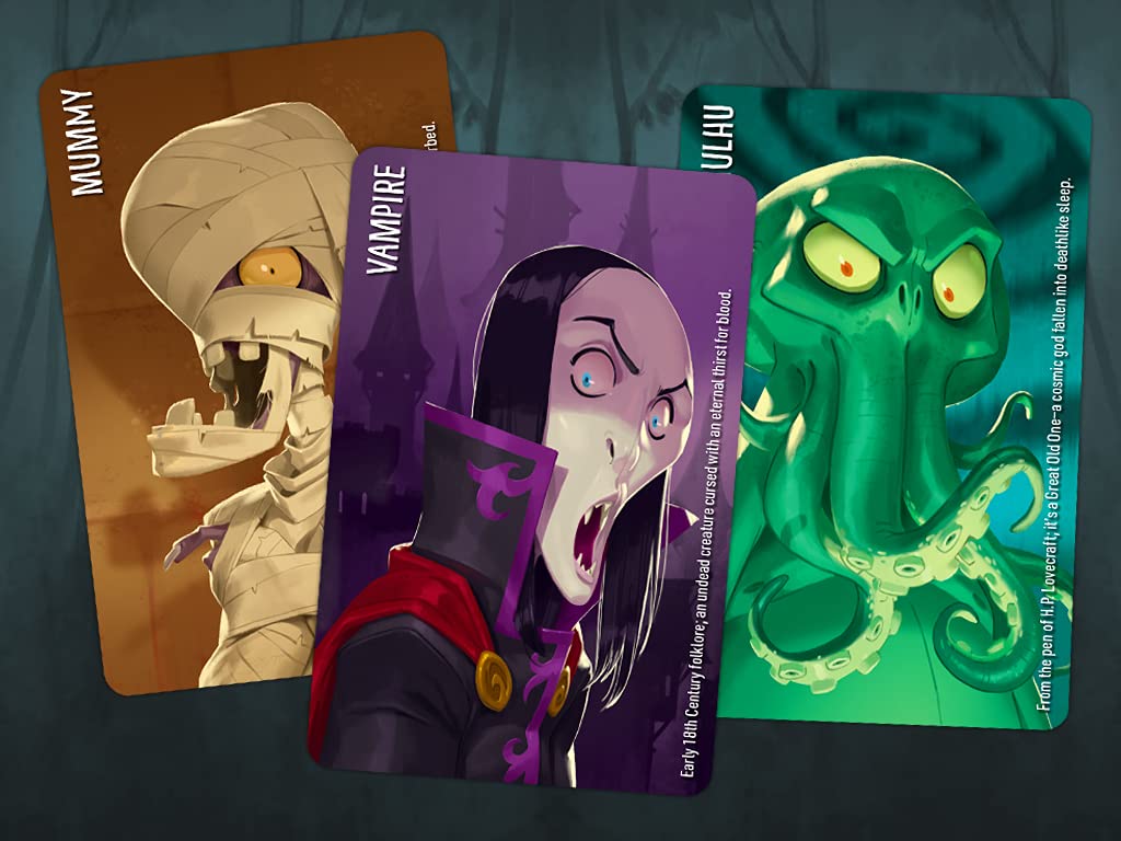 Horrible Guild: Similo Spookies, Cooperative Fun For The Whole Family, Easy To Learn, Deck Includes 30 Big Cards, For Ages 7 And