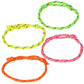 Rhode Island Novelty 144 (1 Gross) Neon Rope Friendship Bracelets New