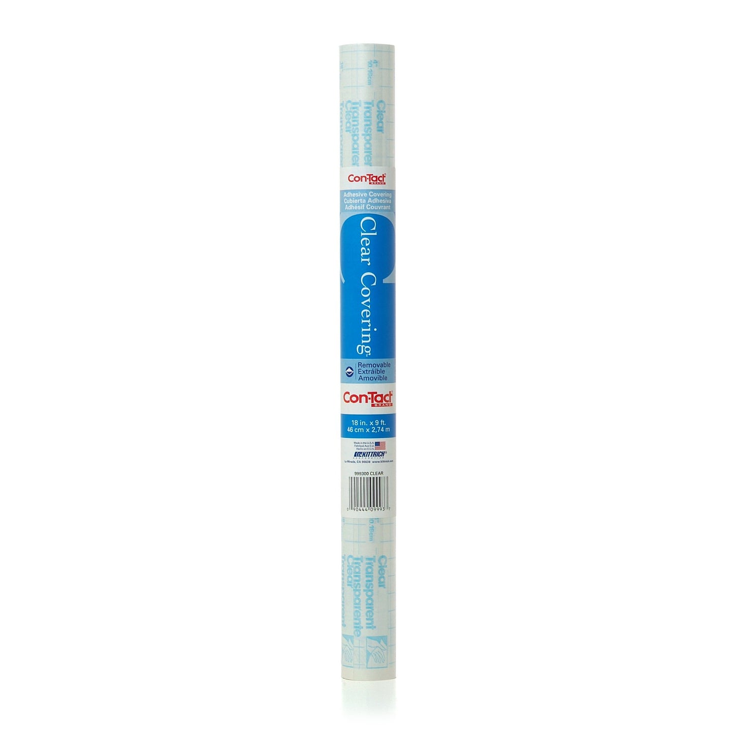Con-Tact Brand Creative Clear Covering, Versatile And Self-Adhesive Shelf Liner, Semi-Transparent Privacy Film, Protective Clear