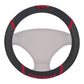 FANMATS 14807 Arkansas Razorbacks Embroidered Steering Wheel Cover Black 15 x 15