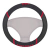 FANMATS 14807 Arkansas Razorbacks Embroidered Steering Wheel Cover Black 15 x 15