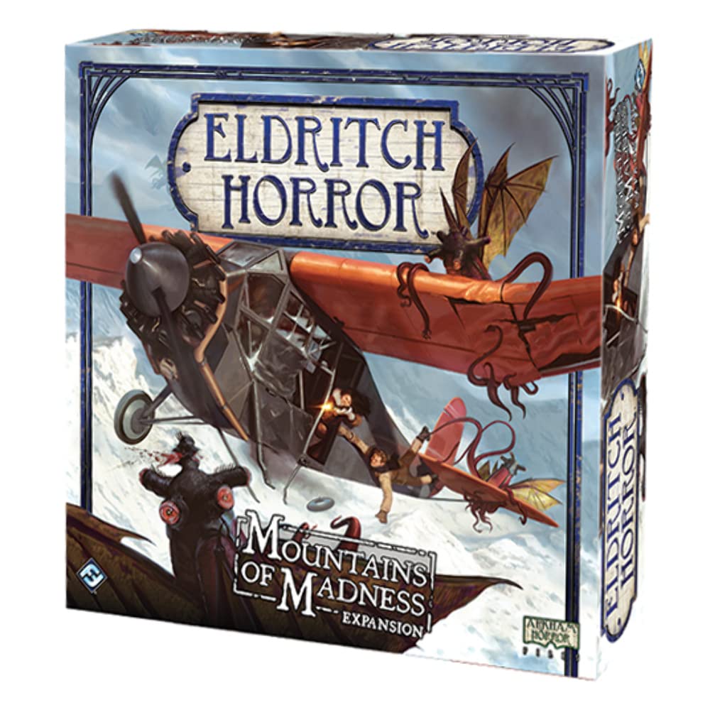 Fantasy Flight Games Eldritch Horror Mountains of Madness Expansion | Cooperative Board Game for 1-8 Players | Ages 14+ | Avg. Playtime 2-4 Hrs