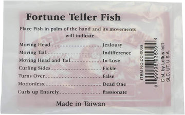 Howboutdis Fortune Teller Fish, 144 Pack, Party Favor, Class Prize