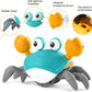 Crawling Crab Baby Toy Infant: Tummy Time Toys For Babies 3 6 9 12 18 24 36 Months, Walking Dancing Sensing Crab For Toddler 1 2 3 4 Year Old, 1St Music Birthday Gifts For Boys Girls
