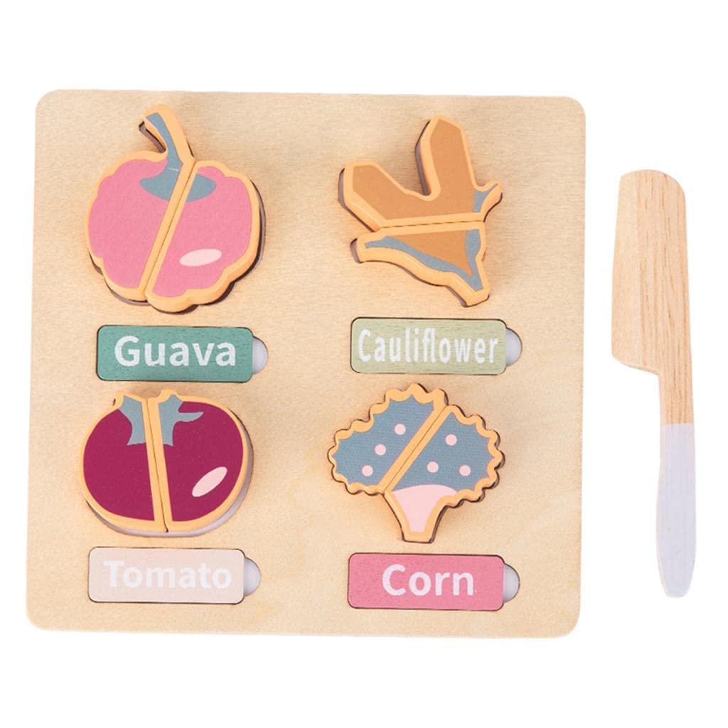 Bnf Puzzle Board Toys Fruit Vegetable Colourful Development For 24 Years Old Bbaby | Toys For Baby | Developmental Baby Toys1X 