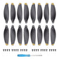 16Pcs Mavic Mini Propellers Compatible with DJI Mavic Mini Drone Replacement Low-Noise and Quick-Release Blades Props, Golden