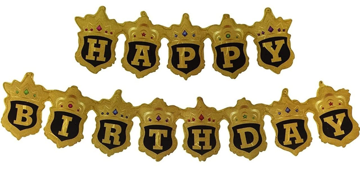 RSAAUD Simple and Attractive Happy Birthday Balloon Garland for Birthday Decorations of Boys Girls Prince Princess Men Women