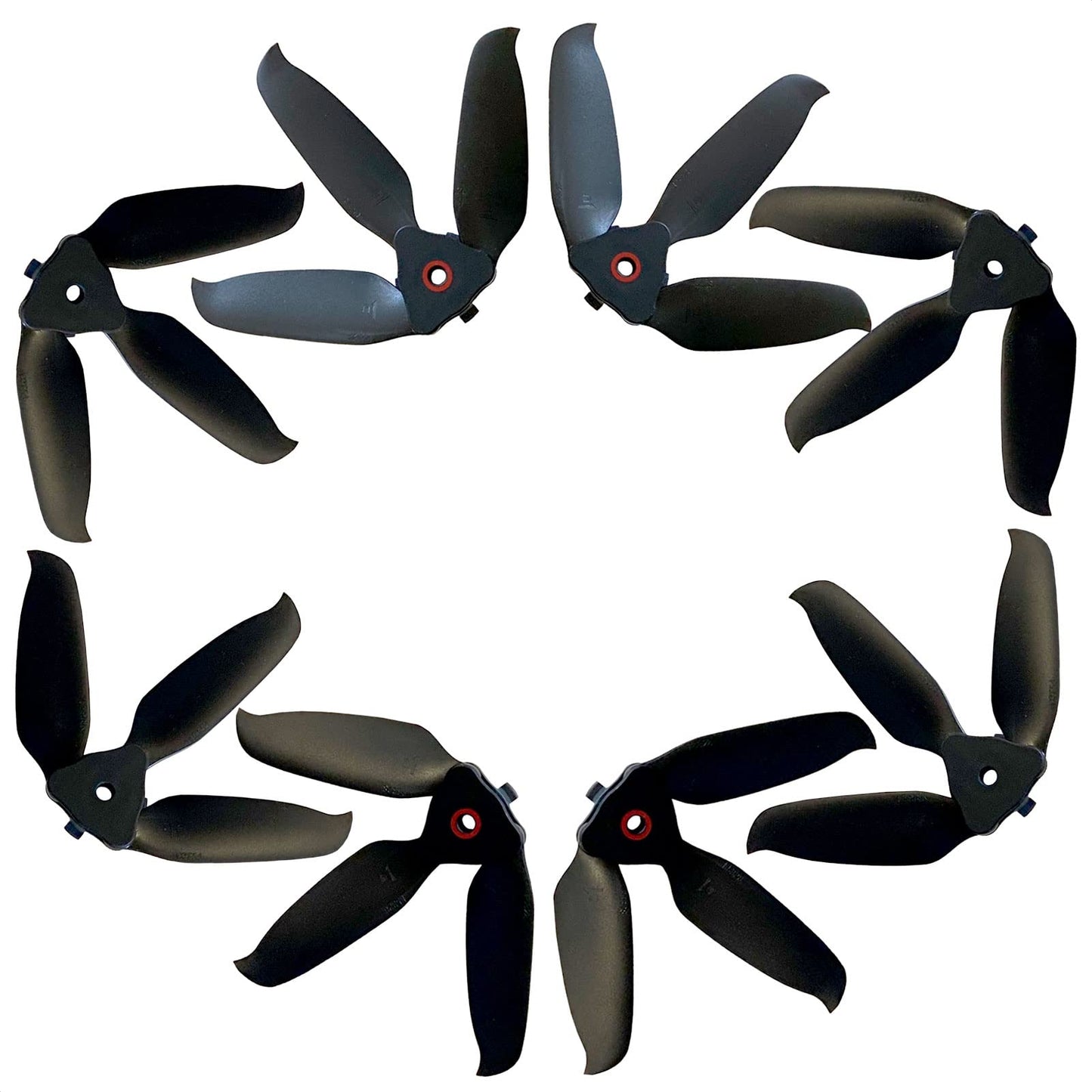 Dji Fpv Drone 5328 Folding Propellers 3-Blades Props Low Noise Quick-Release Upgrade Replacement Accessories (8Pcs - 4Cw 4Ccw, B