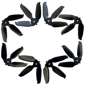 Dji Fpv Drone 5328 Folding Propellers 3-Blades Props Low Noise Quick-Release Upgrade Replacement Accessories (8Pcs - 4Cw 4Ccw, B
