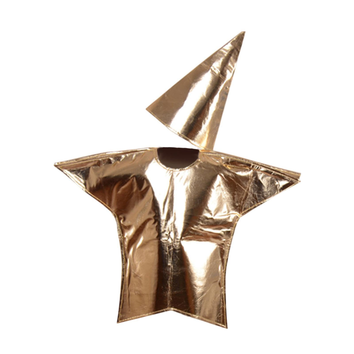 NIVAA Gold Star Costume Funny Photography Costume for Carnival Role Play Halloween HatSplit Adults XXXL