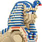 TzFioy Building Blocks Set - Great Sphinx Egypt Model (2732 Pcs) - Educational Micro Bricks for Kids & Adults - Plastic, Model LZ8195