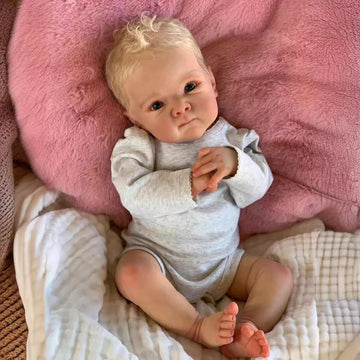 Npkcjzy Lifelike Reborn Baby Dolls - Bettie, 18 Inch Newborn Baby Boy Doll With Weighted Soft Cloth Body, Real Life Baby Dolls W