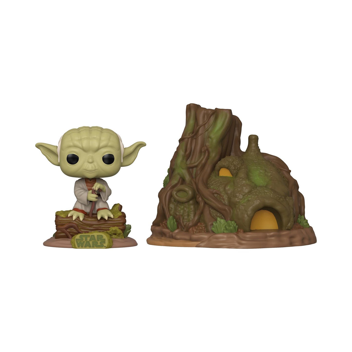 Funko Pop! Town Yoda's Hut - Multicolor Vinyl Figure, Model 46765, US One-Size