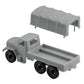 TimMee Plastic Army Men Trucks - Gray M34 Deuce and a Half Cargo Vehicles US Made