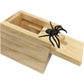 Jishi Spider Prank Box Halloween Gag Gifts, Funny Wooden Surprise Gift Box For Money Cash, Halloween Spider Prank Toys For Kids