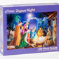 Vermont Christmas Company Joyous Night Jigsaw Puzzle 100 Piece, Large Pieces Perfect For Kids And Seniors