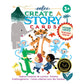 Eeboo: Create A Story Cards, Tell Me A Story, Volcano Island, 36 Cards Included In The Set, Encourages Imagination, Creativity And Story-Telling, For Ages 3 And Up