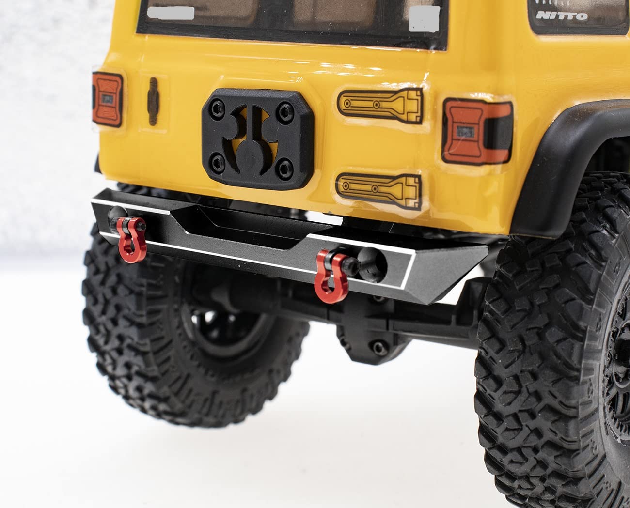 CODA RACING Aluminum Front&Rear Bumper for AXIAL SCX24 Jeep Wrangler AXI00002 1/24 RC Crawler Car