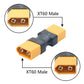 2Pair Xt60 Connector Adapter, Xt60 Male & Female No Wire Adapter Converter For Rc Lipo Battery Drone Toy Car Etc