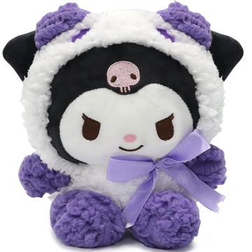 Maikerry 8' Plushies: Cinnamon, Kuroumi And My Melo Plush Toy, Cross-Dressed Panda Stuffed Animal Doll, Cute Cartoon Anime Plush Gift For Girls Teens Fans Birthday Decoration(3Pcs)