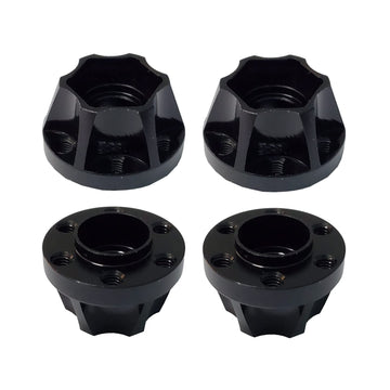 Amogot 4Pcs Rc Metal 12Mm Hex Wheel Hubs Adapters For 1.9/2.2Inch Beadlock Wheel Rim Axial Scx10 Trx4 Wraith Gen7 Gen8 D90 Cc01 