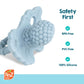 RAZBABY RaZberry Silicone Teether Toy - Hands-Free Design, BPA Free, Cookies & Cream, 1 Count