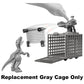 Imaginext Replacement Part Dinosaur Hauler Playset - Fmx87 ~ Inspired By Jurassic Park ~ Replacement Gray Cage