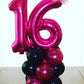 40 Inch Hot Pink 16 Number Balloons Giant 16 Or 61 Balloons Hot Pink Birthday 16 Balloons 16Th Birthday Anniversary Party Decora