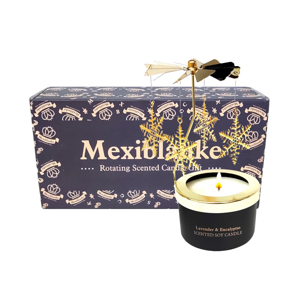 Mexiblanke Snowflake Gifts for Women-Unique Birthday, Mothers Day, Friendship Gifts for Mom, Sister and Friends,Rotatable Scent