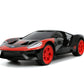 Jada Toys Marvel Spider-Man 1:16 Miles Morales 2017 Ford GT RC Remote Control Car 2.4GHz, Toys for Kids and Adults, Black