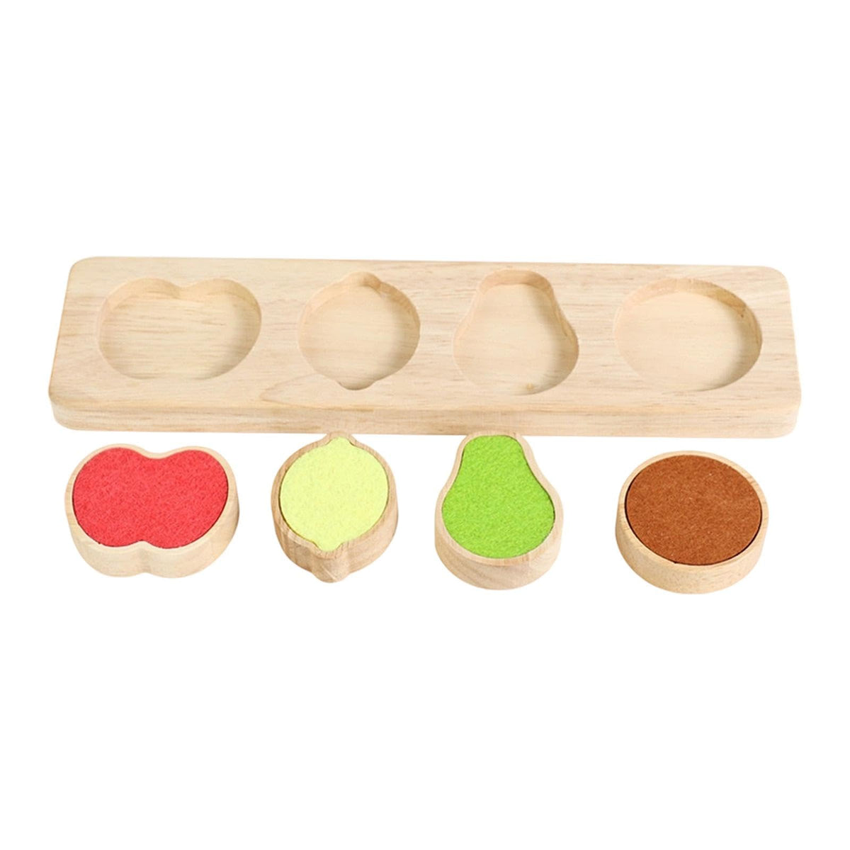 Atorse Shape Puzzle Toys Color Recognition Fine Motor Skills Wooden Puzzle For Kids Fruit Toys & Hobbies | Educational | Other E
