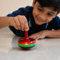 ZOKCY (Pack of 4 Pcs) Plastic Hand Lighting Lattu for Kids/Lighting lattoo Toy for Kids/Plastic Lattu/Traditional Indian Game To