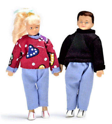 Aztec Dollhouse Miniature Teenagers