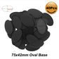 Evemodel Mb875 40Pcs Base 75X42Mm Or 2.95X1.65Inch Plastic Model Bases For Gaming Miniatures Or Wargames Table Games