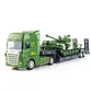 TGRCM-CZ Flatbed Truck Toy with Tank,Army Toys, Semi Flatbed Trailer-Push and Go Toy Trucks, Construction Trucks for Toddlers,Pl